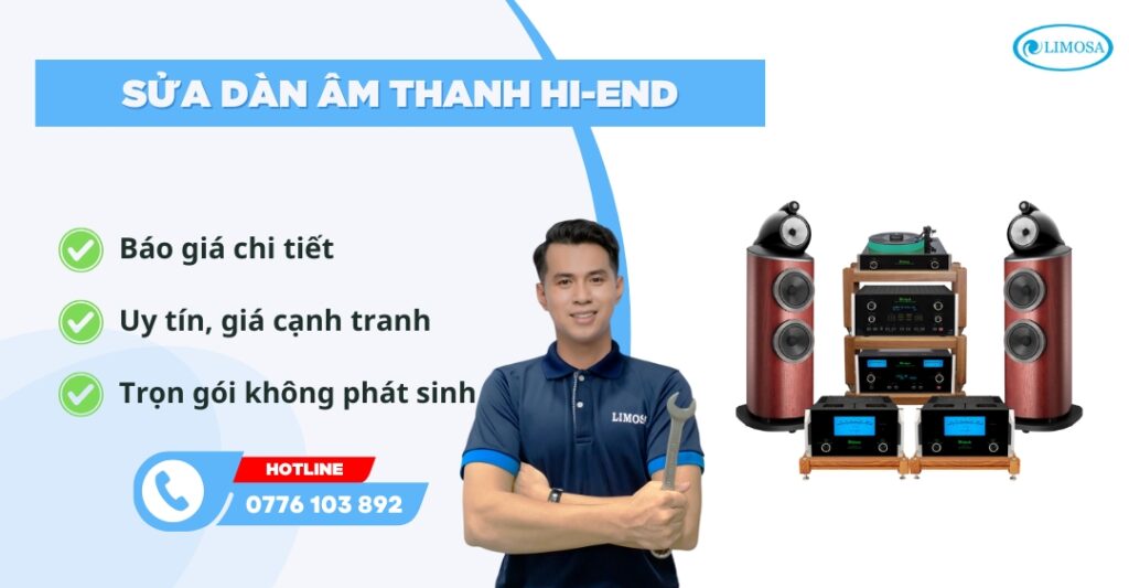 sửa dàn âm thanh Hi-End