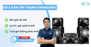 sửa dàn âm thanh Panasonic