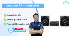 sửa dàn âm thanh Sony