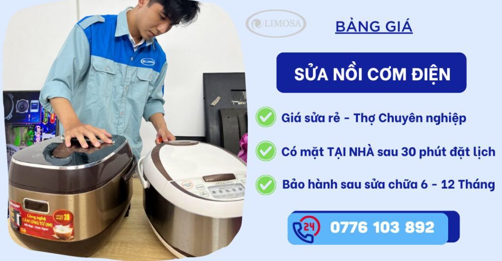Bảng giá sửa nồi cơm điện