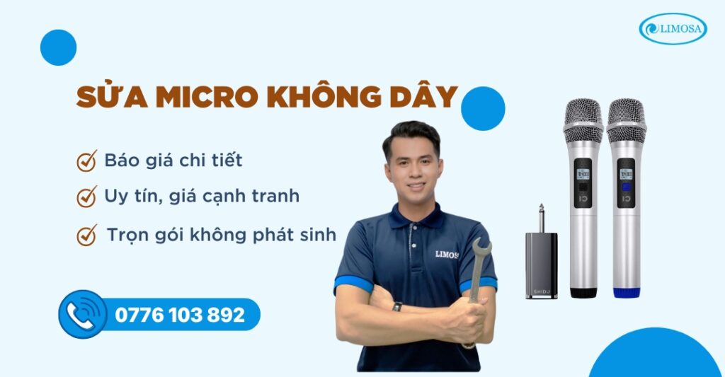 sửa micro không dây