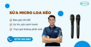 sửa micro loa kéo