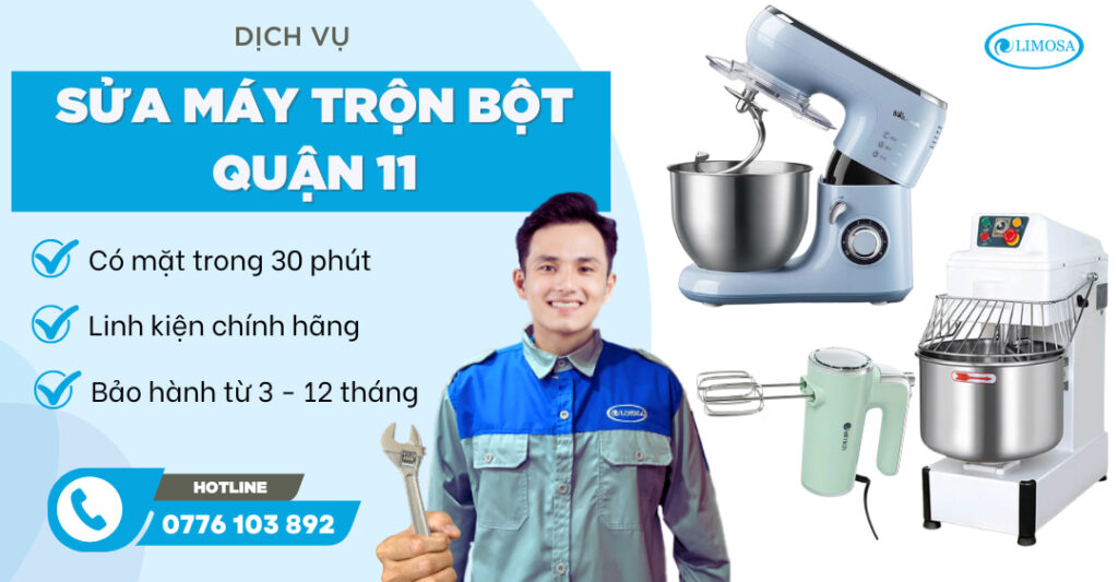 Sửa máy trộn bột Quận 11 tại Sửa điện tử Limosa