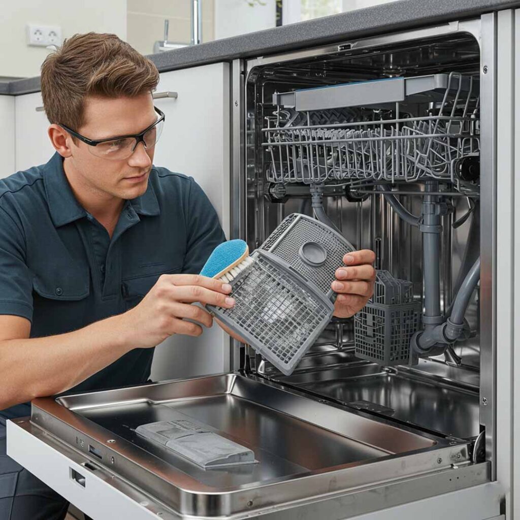 Hướng dẫn cách xử lý lỗi E20 máy rửa bát Bosch tại nhà