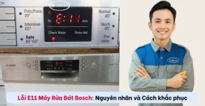 Lỗi E11 Máy Rửa Bát Bosch: Nguyên Nhân và Cách khắc phục