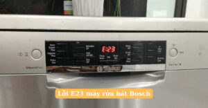 lỗi E23 máy rửa bát Bosch