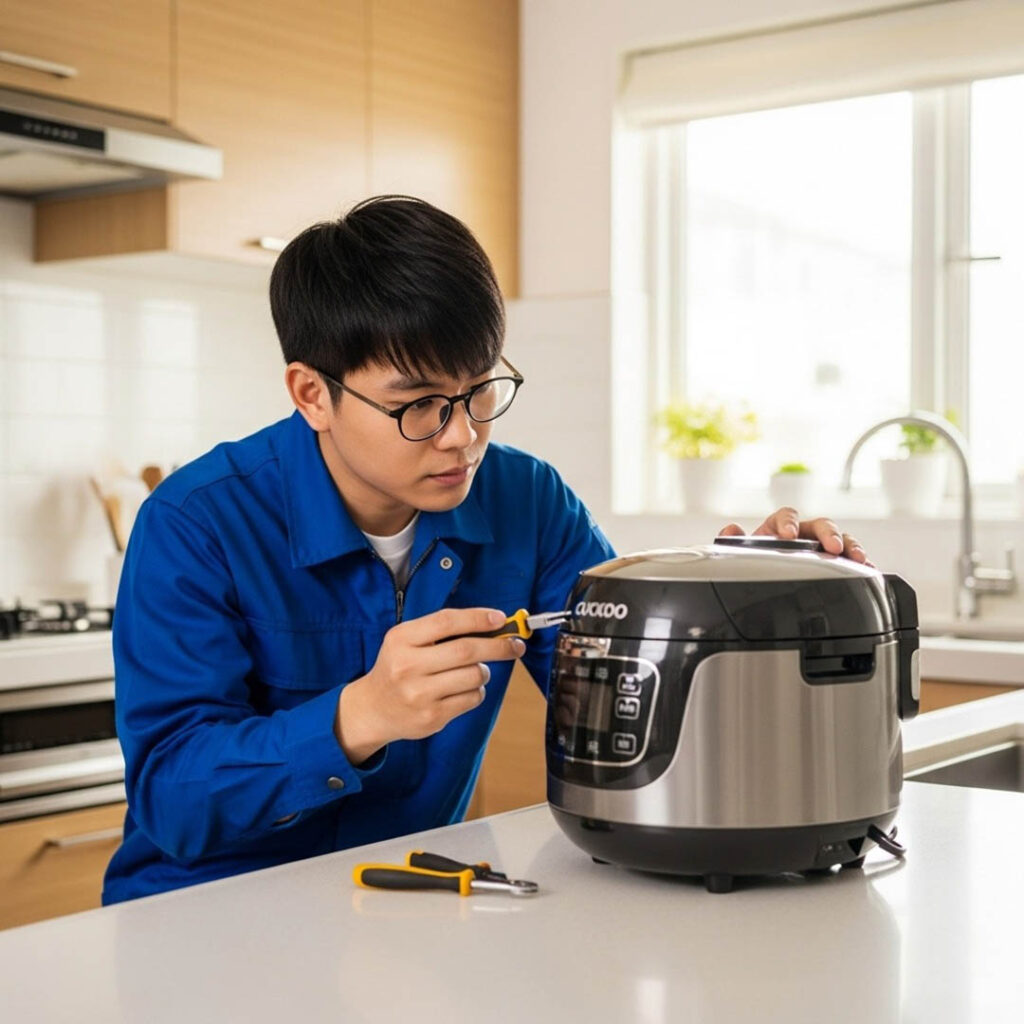 Hướng dẫn cách xử lý lỗi IHF nồi cơm điện Cuckoo tại nhà