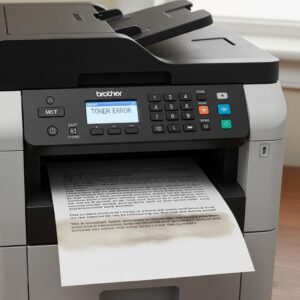 Dấu hiệu nhận biết lỗi toner máy in Brother