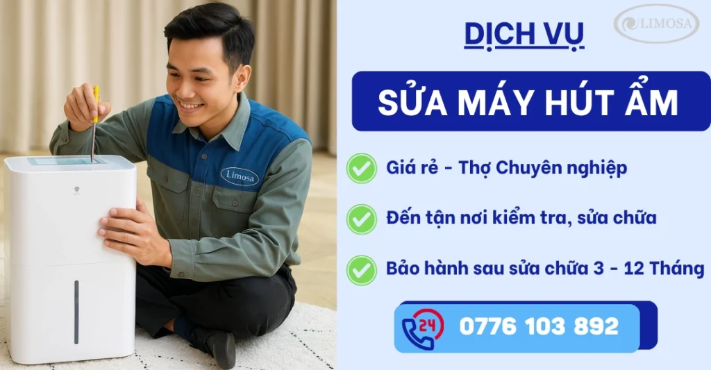 Sửa máy hút ẩm tại Sửa Điện Tử Limosa