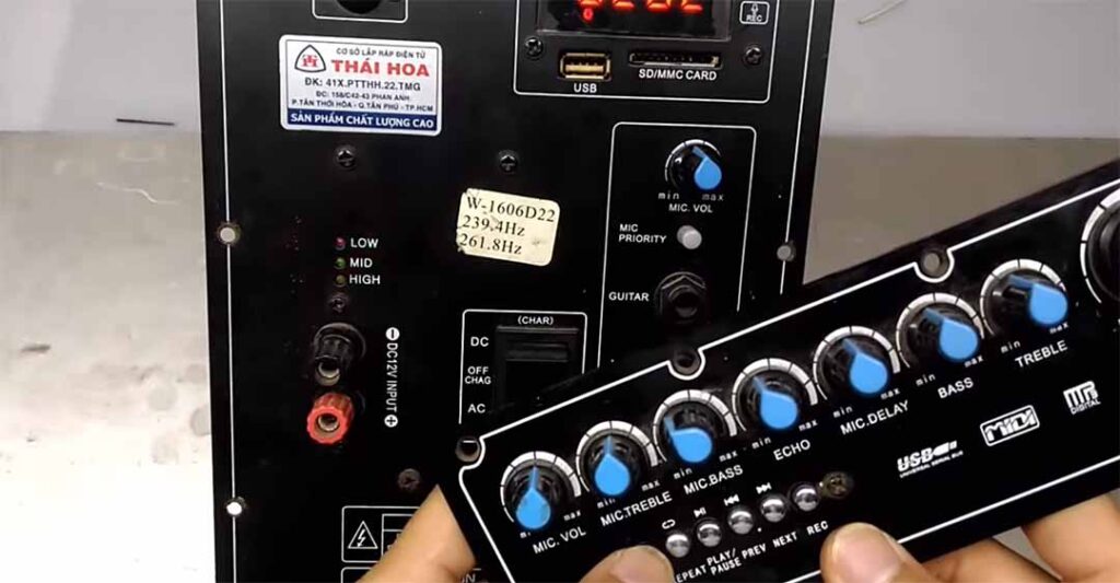 Mạch công suất (Amplifier) bị lỗi