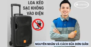 Loa kéo sạc không vào điện