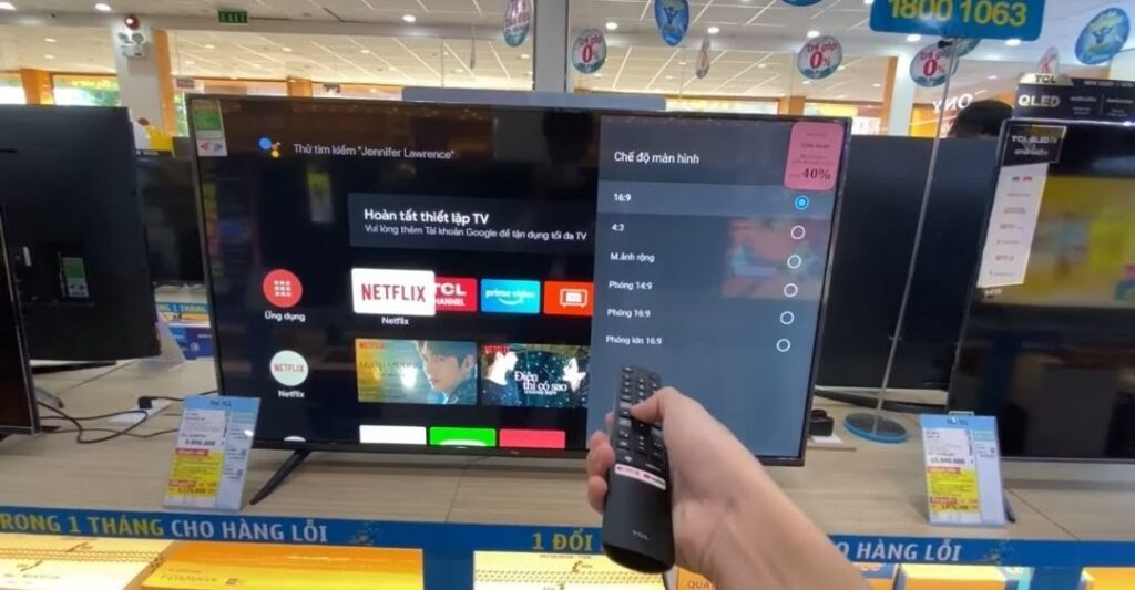Cách phóng to màn hình YouTube trên tivi Sony