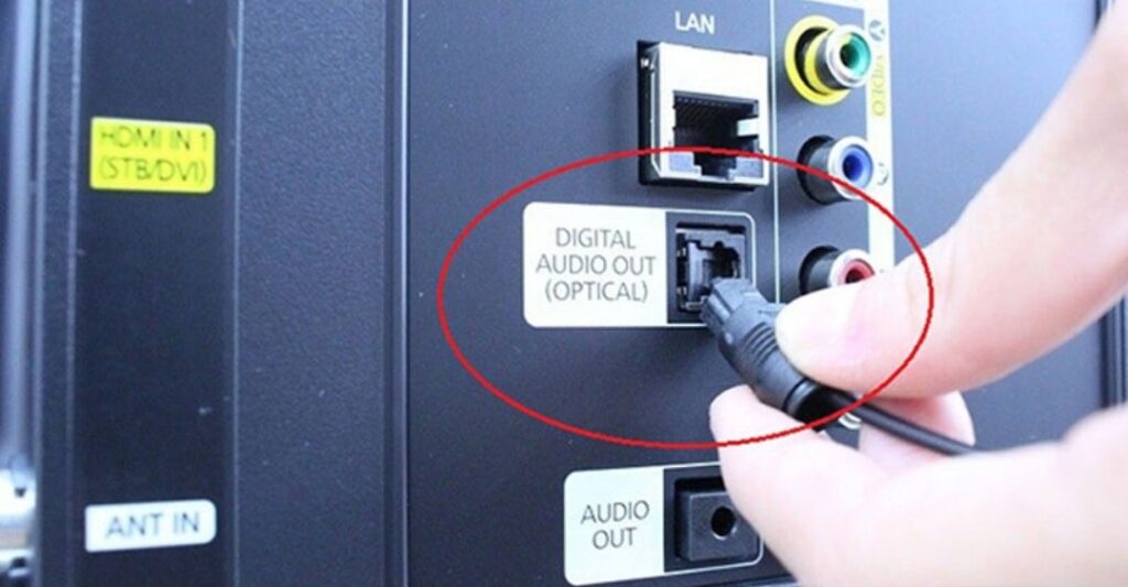 Kết nối qua cổng Optical