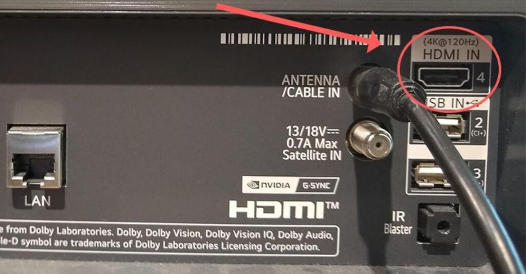 Kiểm tra kết nối cáp HDMI