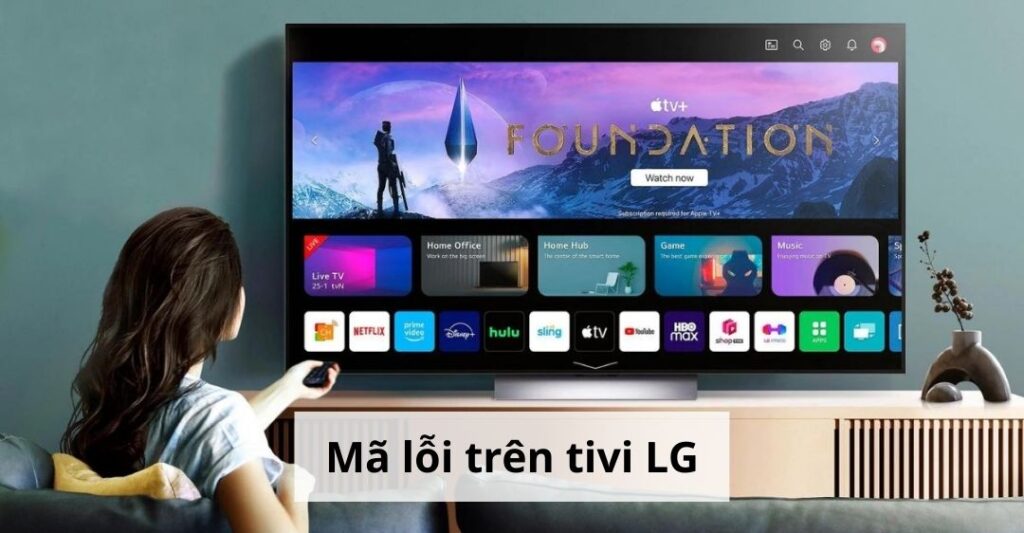 Mã lỗi trên tivi LG