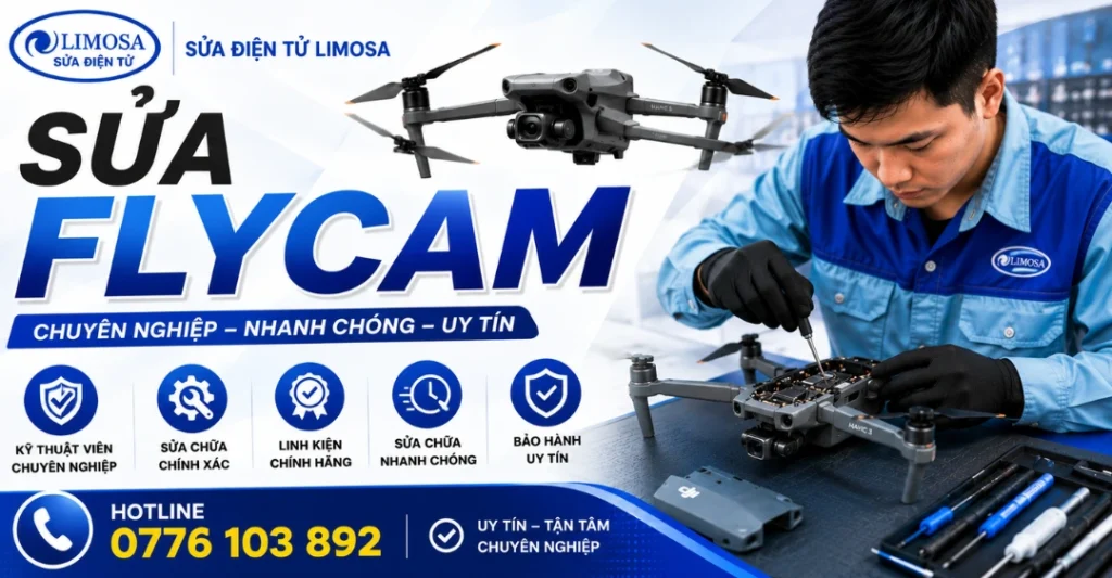 Sửa Flycam tại Sửa Điện Tử Limosa