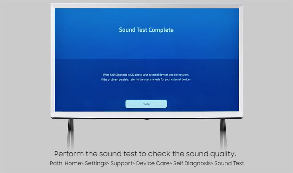 Kiểm tra Sound Test cho màn hình