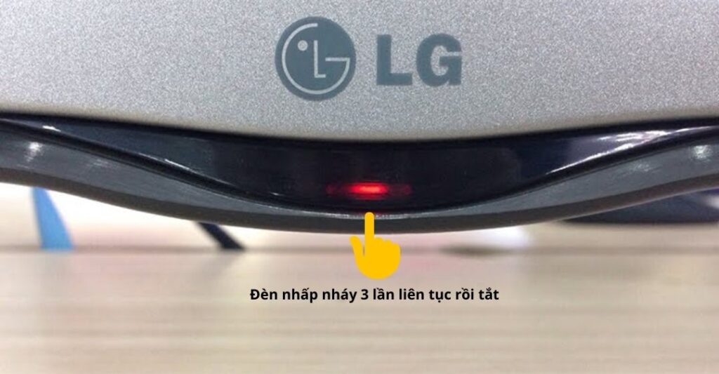 Đèn nguồn nhấp nháy báo hiệu trạng thái lỗi