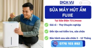 Sửa máy hút ẩm Fujie tại Sửa Điện Tử Limosa