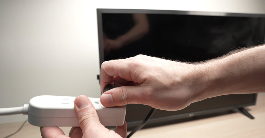 Lỏng hoặc đứt dây cáp kết nối hình ảnh
