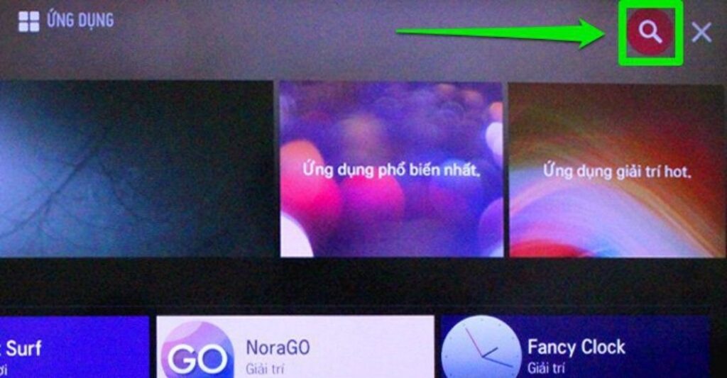 Tìm kiếm ứng dụng VTVgo