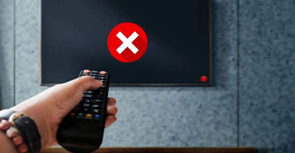 Tivi không phản hồi điều khiển từ xa