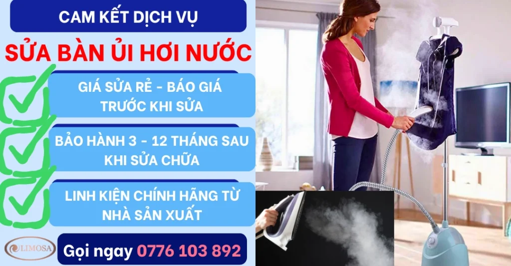 Cam kết dịch vụ sửa bàn ủi hơi nước