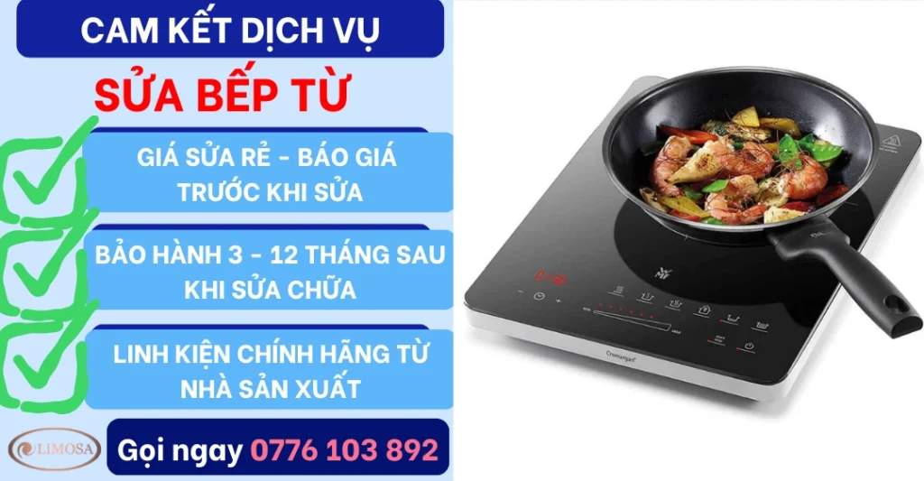 Cam kết dịch vụ sửa bếp từ