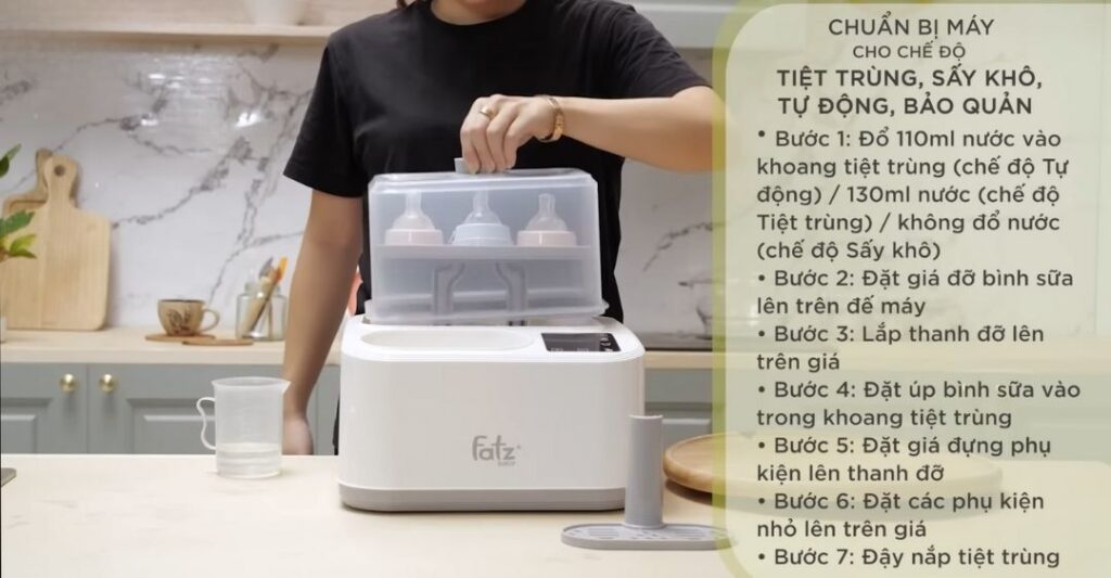 Chuẩn bị trước khi tiệt trùng