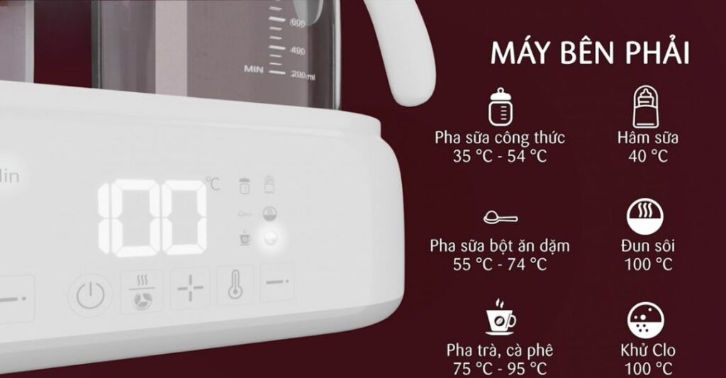 Chức năng Hâm Nóng Sữa