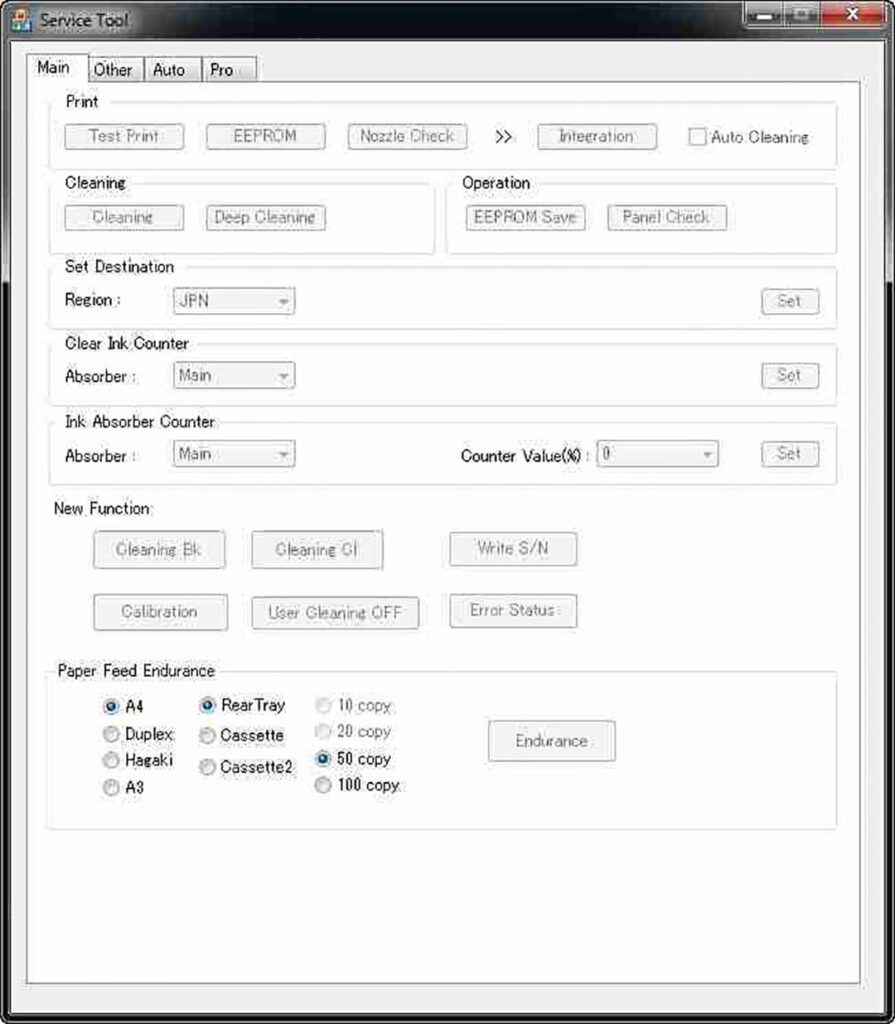 Mở phần mềm Service Tool ST4905 đã tải về