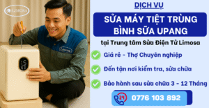 Sửa máy tiệt trùng bình sữa Upang tại Sửa Điện Tử Limosa