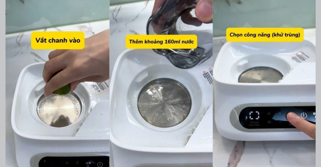 Vệ sinh định kỳ và tẩy cặn