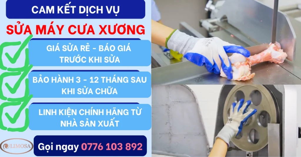 Cam kết dịch vụ sửa máy cưa xương 