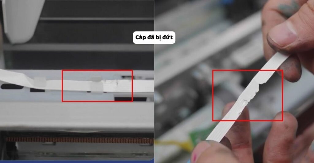 Dấu hiệu cáp hỏng