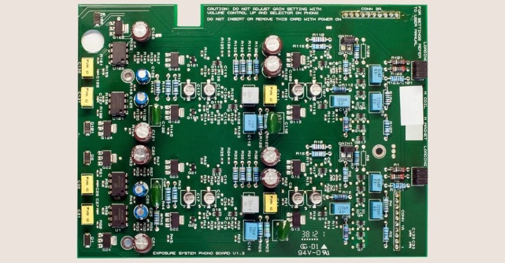 Hỏng hóc linh kiện mạch tiền khuếch đại