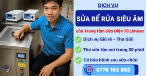 Sửa Bể Rửa Siêu Âm Tại Sửa Điện Tử Limosa