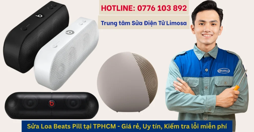 Sửa loa Beats Pill tại TPHCM Giá rẻ