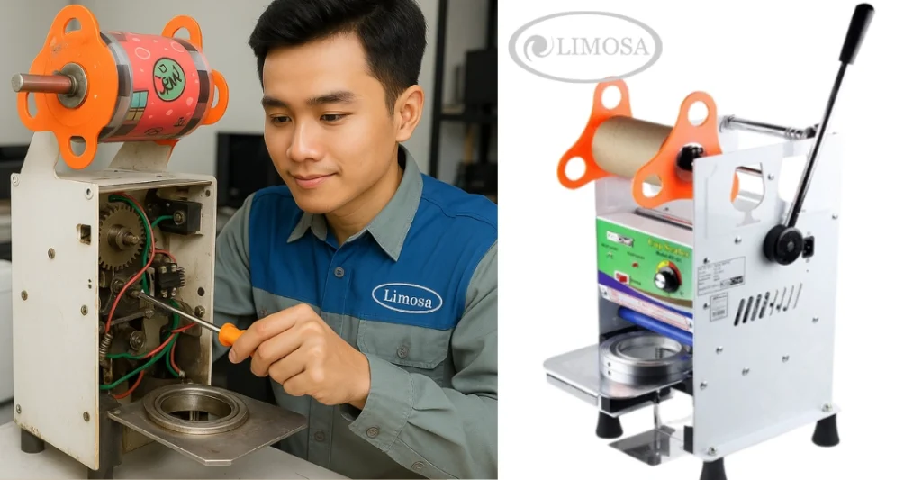 Sửa máy ép miệng ly nhựa lấy ngay trong ngày