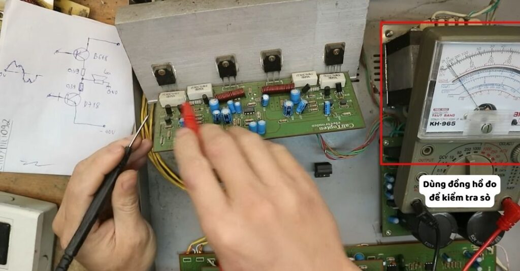 Thay thế IC công suất (sò) bị hỏng