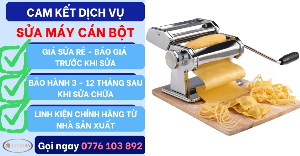 Cam kết dịch vụ sửa máy cán bột tại Sửa Điện Tử Limosa