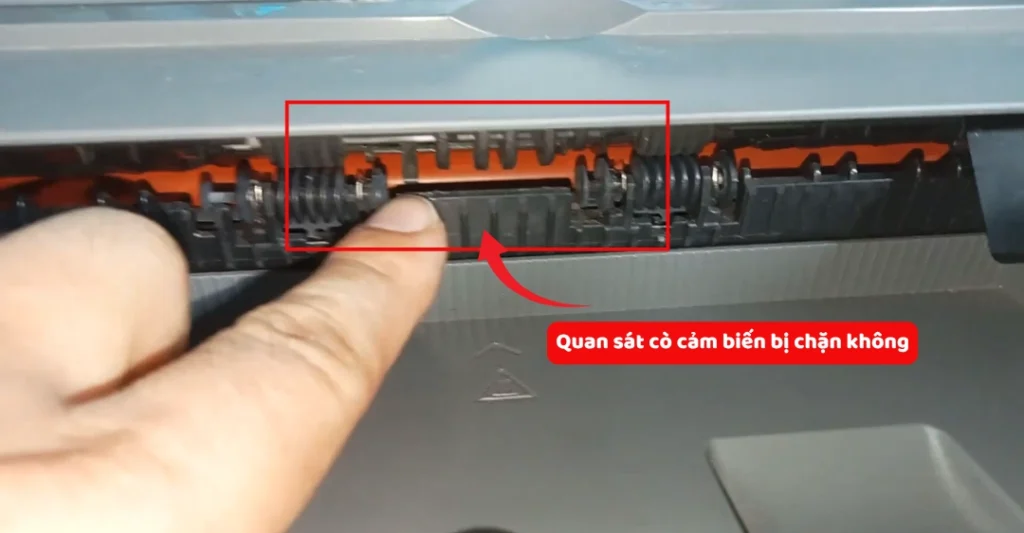 Cò cảm biến bị chặn