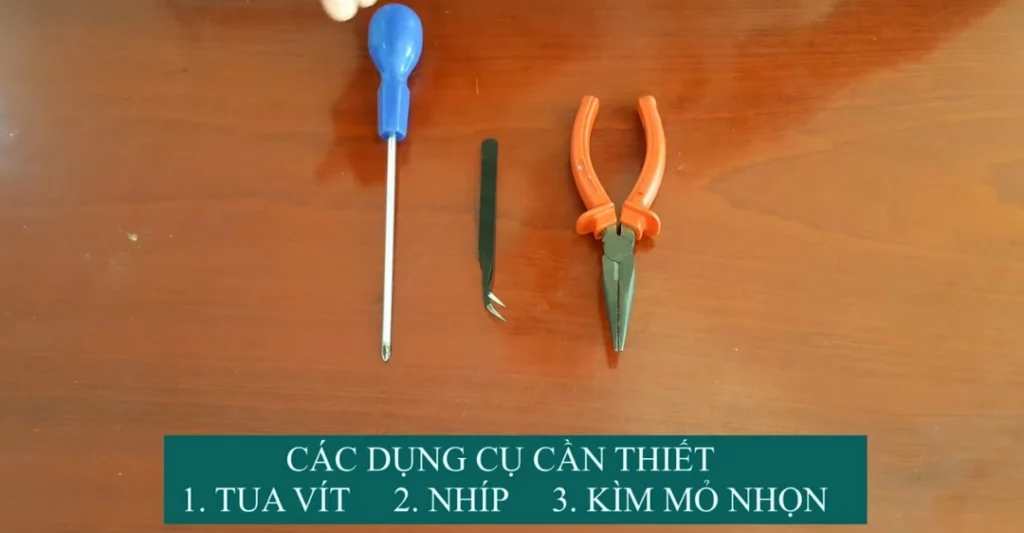 Dụng cụ cần chuẩn bị và quy trình an toàn