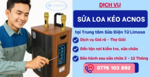 Sửa Loa Kéo Acnos tại Sửa Điện Tử Limosa
