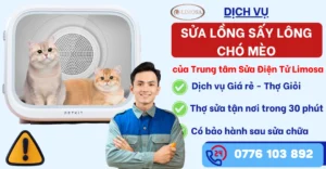 Sửa Lồng Sấy Lông Chó Mèo tại Sửa Điện Tử Limosa