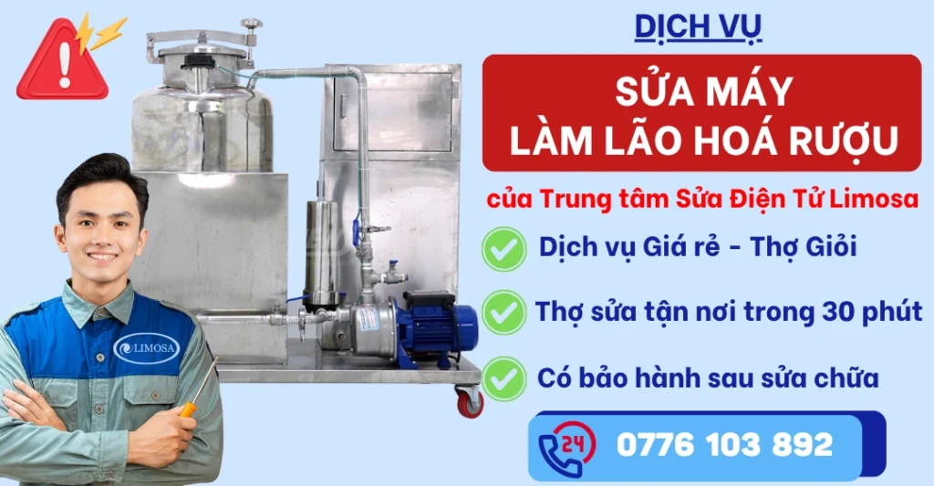 Sửa Máy Làm Lão Hoá Rượu tại Sửa Điện Tử Limosa