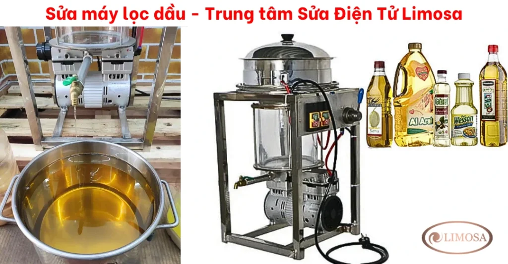 Sửa máy lọc dầu thực vật