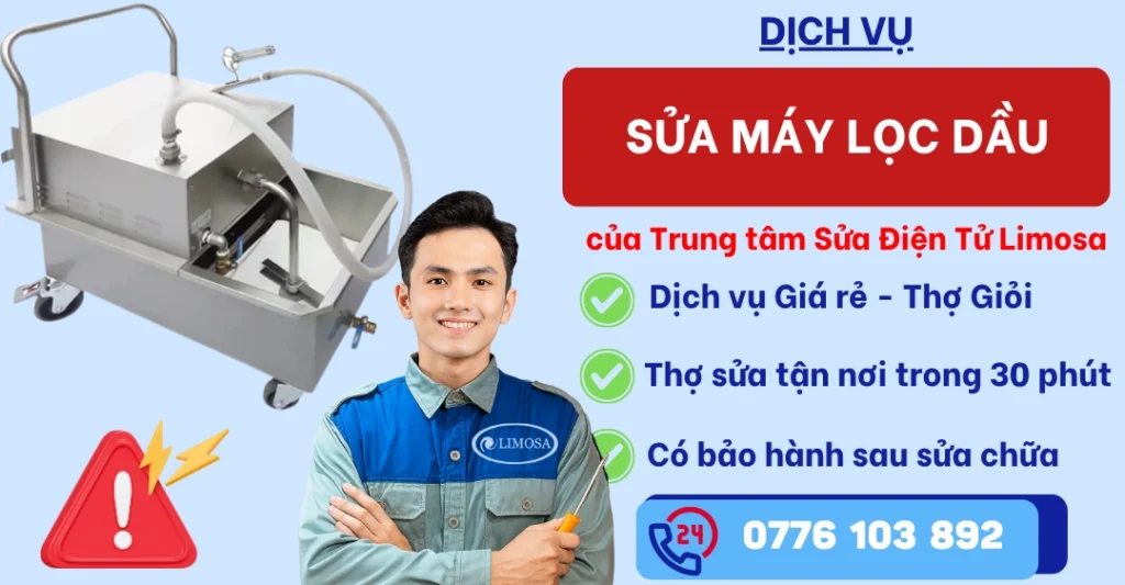 Sửa Máy Lọc Dầu tại Sửa Điện Tử Limosa
