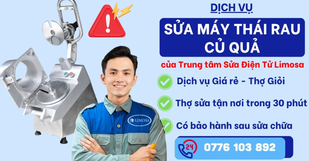 Sửa máy thái rau củ quả tại Sửa Điện Tử Limosa