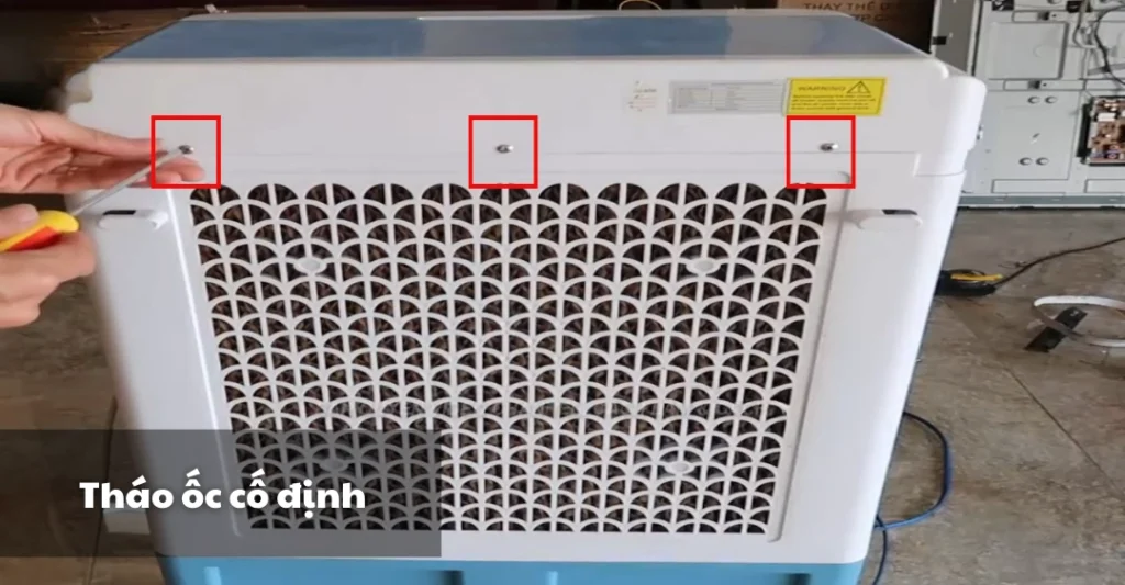 Tháo ốc cố định